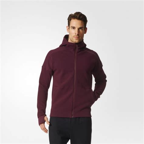 adidas zne hoodie maroon